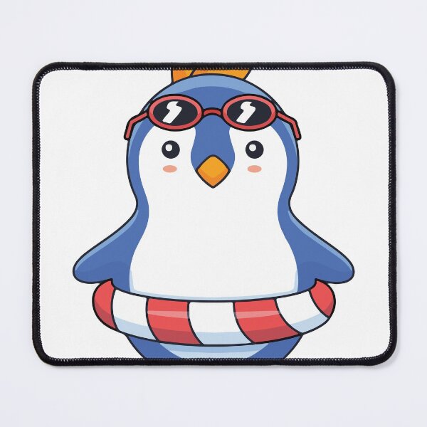 Item preview, Cute Penguin Summer vacation Beach  designed and sold by mouad naouiri.