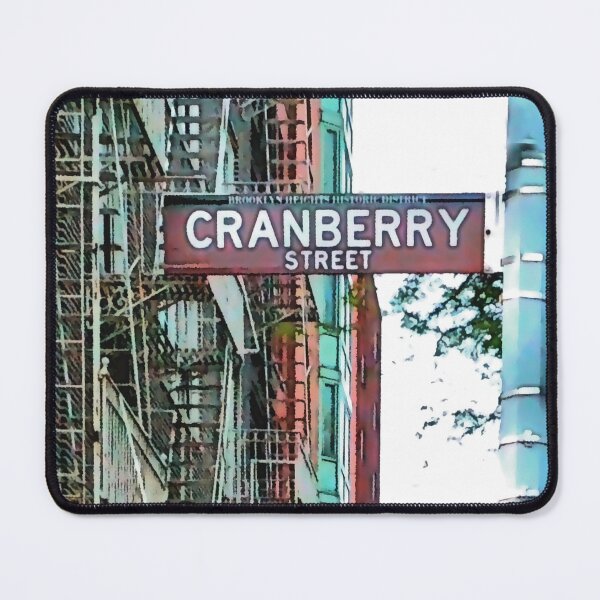 Item preview, Cranberry Street Sign Brooklyn designed and sold by LeylaNovini.