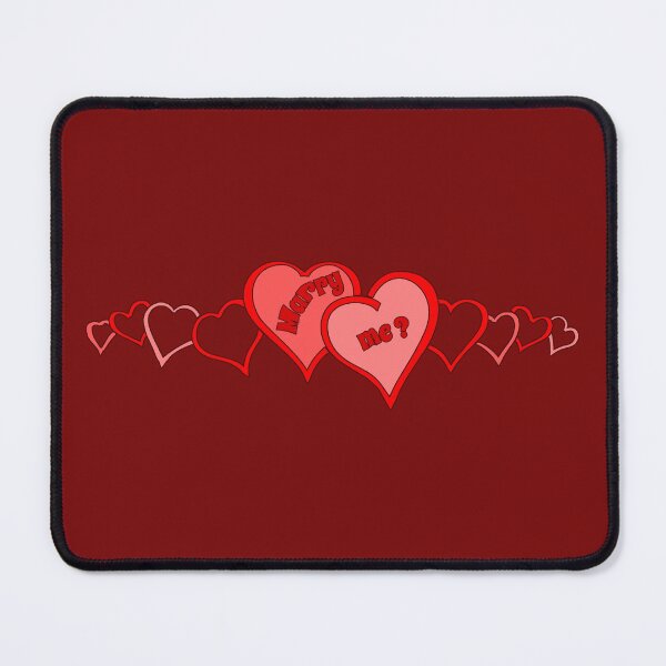 Item preview, Marry me? pop the question with red and pink hearts designed and sold by SolidEarthArt.