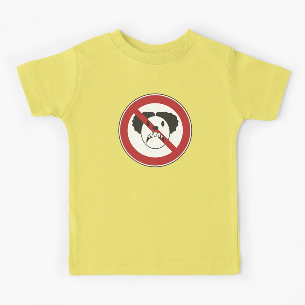  Vintage No Clowns Allowed T-shirt : Clothing, Shoes & Jewelry