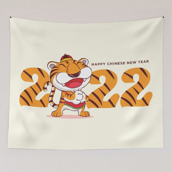 Item preview, Happy New Year Of The Tiger Chinese Zodiac Tiger 2022 designed and sold by HolidayT-Shirts.