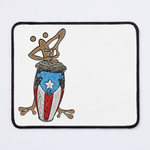 Item preview, Conga Coquí Taíno PR flag designed and sold by SoLunAgua ..