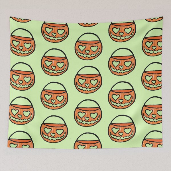 Item preview, Pastel Orange Pumpkin Basket designed and sold by BleedStainArt.