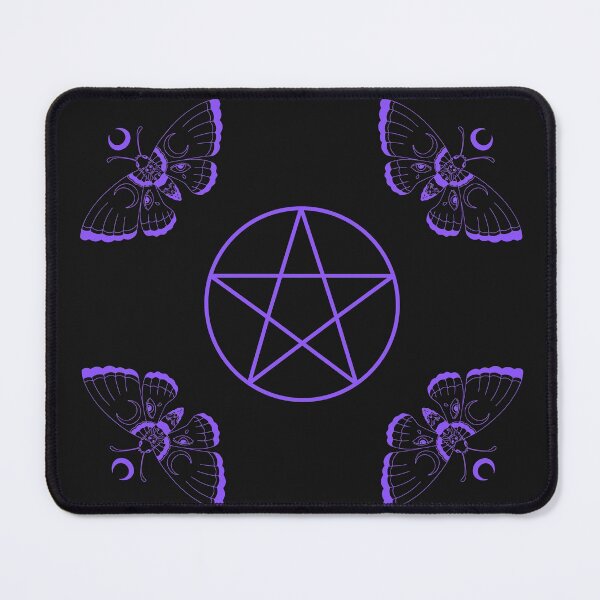 Item preview, Pentagram Moth Witch Gothic designed and sold by starseedacademy.