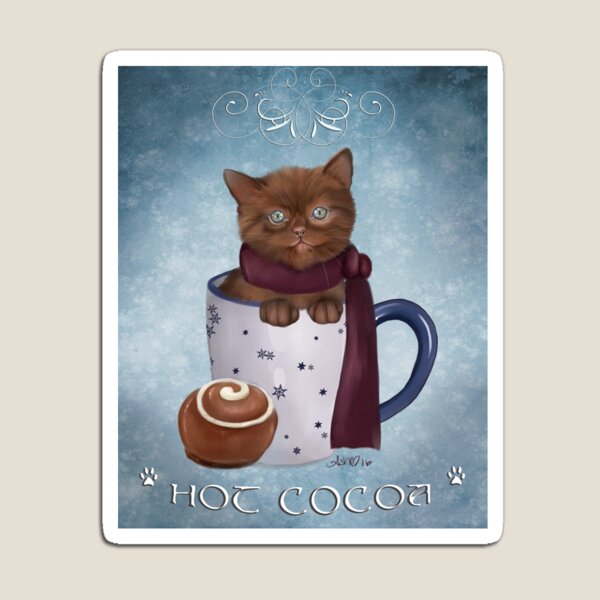 Item preview, Hot Cocoa Kitty  designed and sold by Ash Evans.