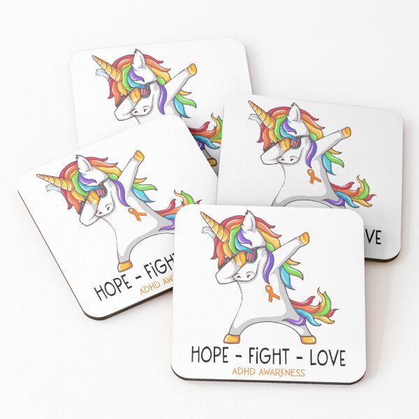 Item preview, Hope Fight Love ADHD Awareness designed and sold by Brad-FI.