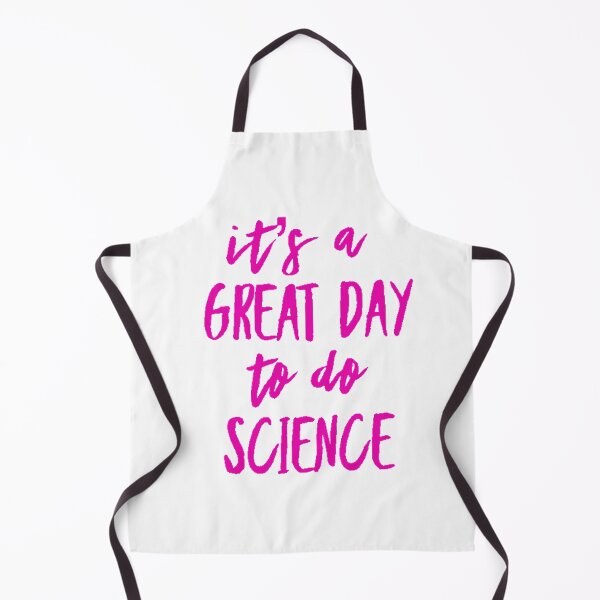 Item preview, It’s a great day to do science in pink font on white background designed and sold by UncleStuScience.