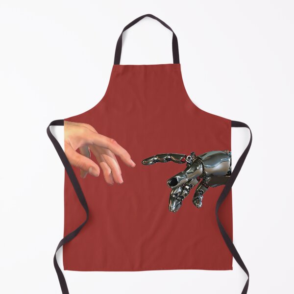 Item preview, The Robot Hand And The Human Hand Touch With Their Fingers designed and sold by Phantasmal-2-do.