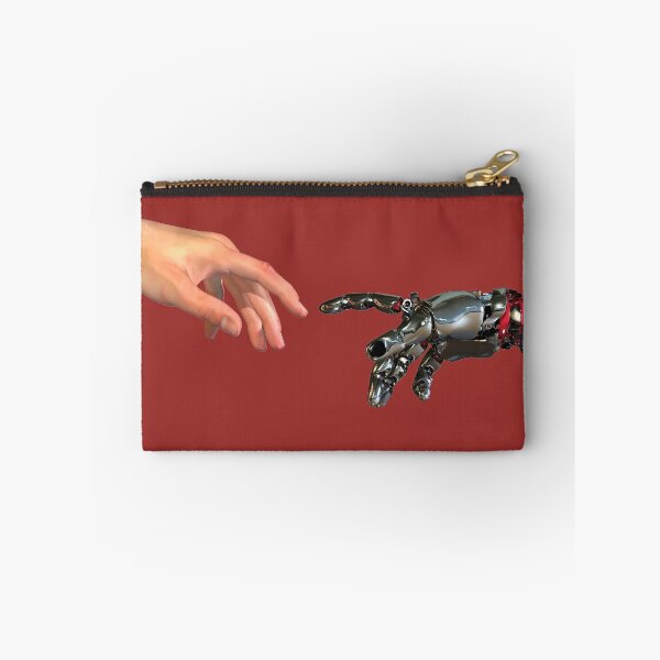 Item preview, The Robot Hand And The Human Hand Touch With Their Fingers designed and sold by Phantasmal-2-do.