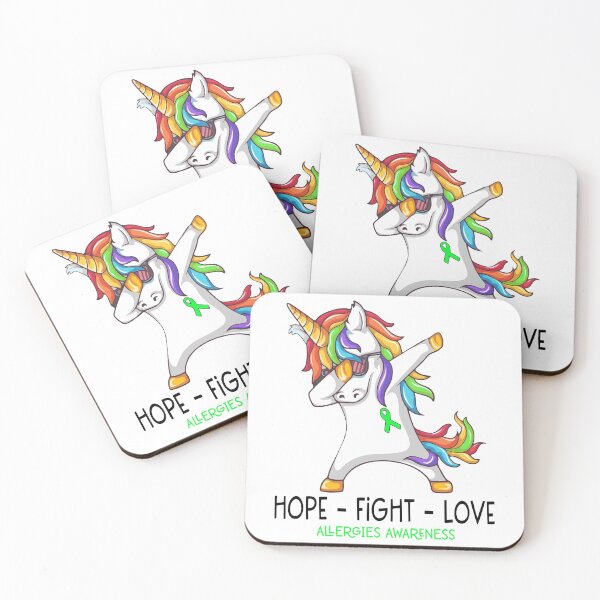 Item preview, Hope Fight Love Allergies Awareness designed and sold by Brad-FI.