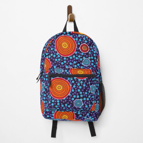 Item preview, Authentic Aboriginal Art - Rain Drops (orange) designed and sold by HogarthArts.