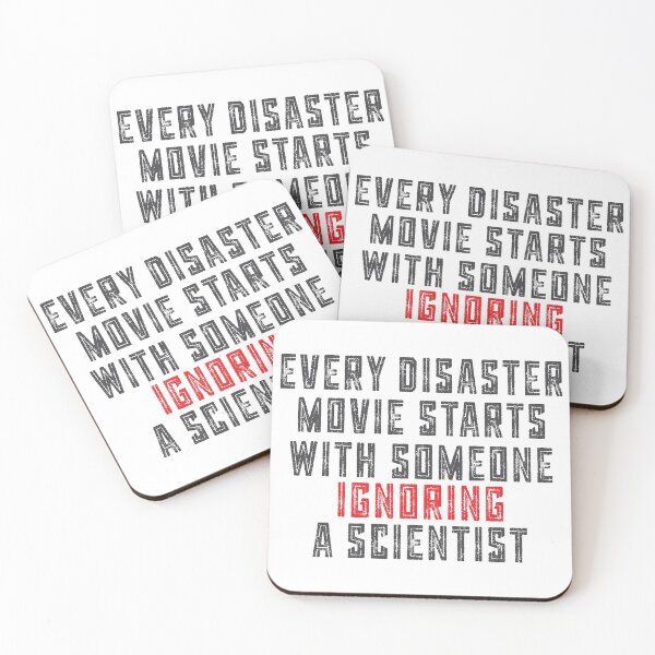 Item preview, Every Disaster Movie - Funny Science Quote designed and sold by LarrysDesigns.