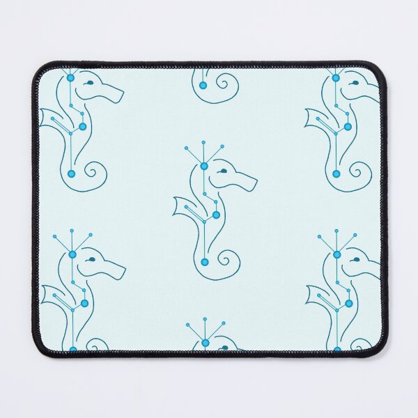 Item preview, Acetylcholine Seahorse - blue designed and sold by Lindsay Santacroce.