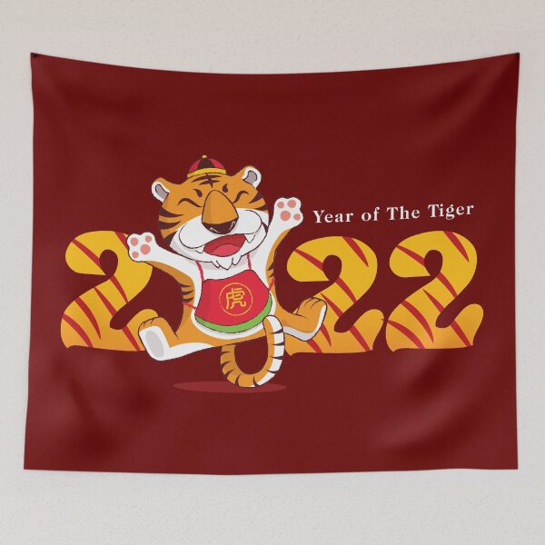 Item preview, Happy New Year Of The Tiger Chinese Zodiac Tiger 2022 designed and sold by HolidayT-Shirts.