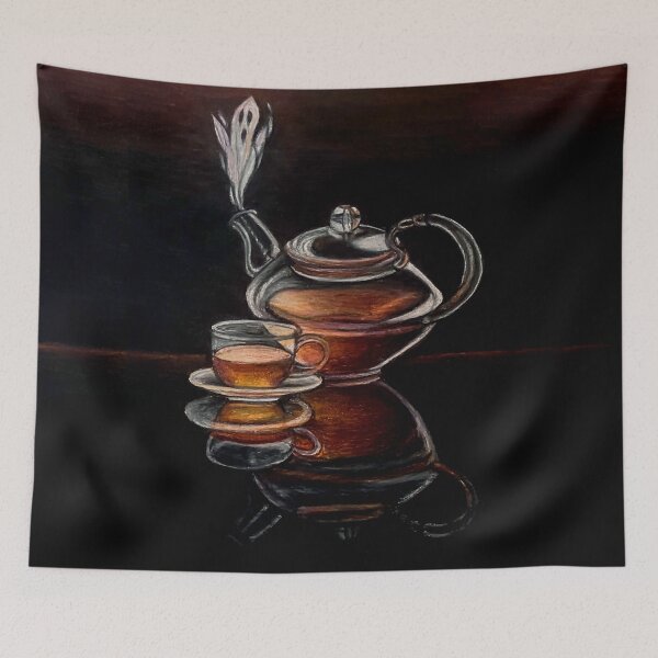 Item preview, The Haunted Tea Party designed and sold by Sarah Winstead.
