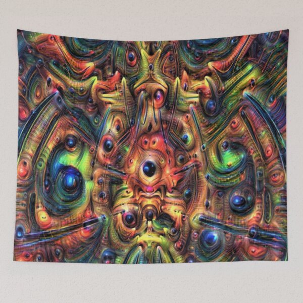 Item preview, rainbow psychedelic energy pattern designed and sold by BelAnnGrey.