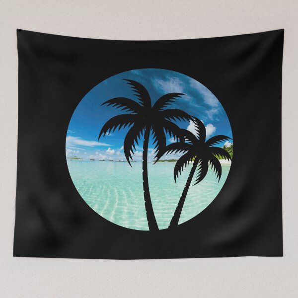 Item preview, Palm trees beach designed and sold by Diversity-illus.