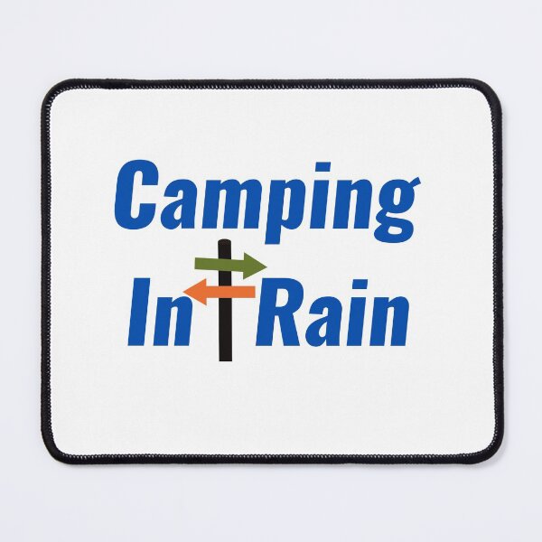 Item preview, Camping In Rain designed and sold by Chanchane Store.