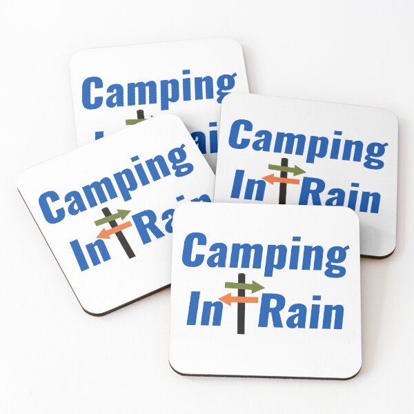 Item preview, Camping In Rain designed and sold by Chanchane Store.