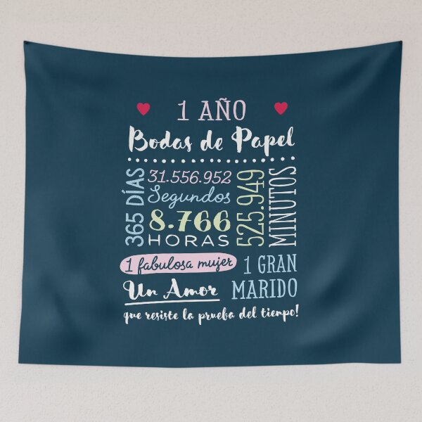 Item preview, Bodas de Papel 1 año Aniversario de Boda Regalo designed and sold by betternotes.
