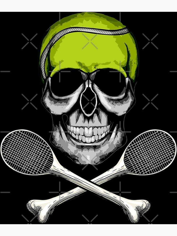 Happy Halloween Costume Tennis Skull Poster for Sale by Tennis