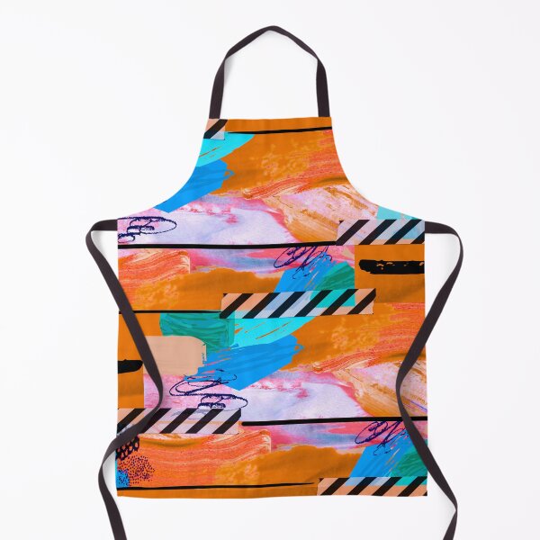 Item preview, Acrylic Stripped Taped Collage Patterned designed and sold by Designs By YL.