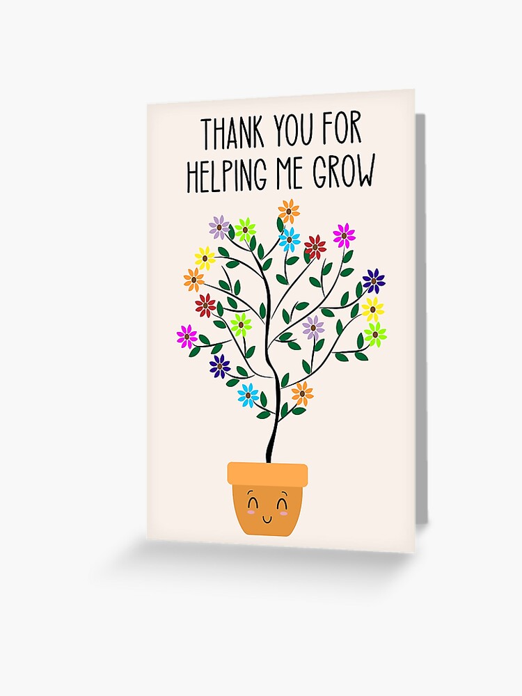 Anniversary Birthday Animal Card Potted Plants Garden Greetings Card Celebration
