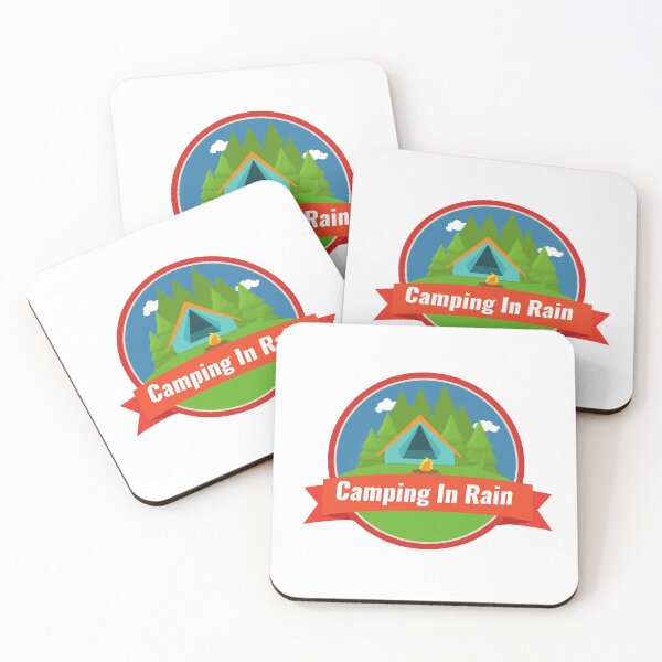 Item preview, Camping In Rain designed and sold by Chanchane Store.