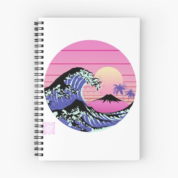 Item preview, Vaporwave traditional japanese wave designed and sold by MoriaDoesArt.