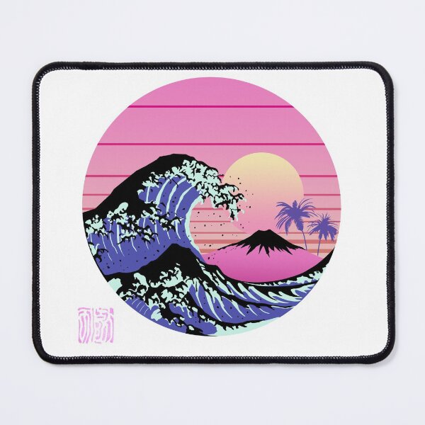 Item preview, Vaporwave traditional japanese wave designed and sold by MoriaDoesArt.