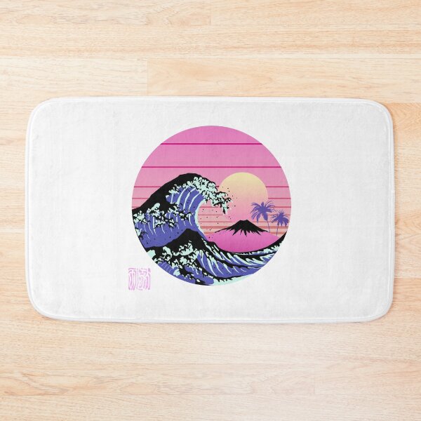 Item preview, Vaporwave traditional japanese wave designed and sold by MoriaDoesArt.