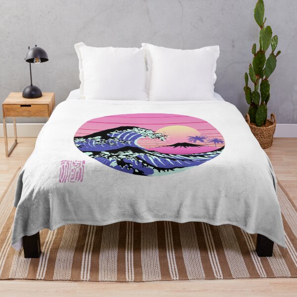 Item preview, Vaporwave traditional japanese wave designed and sold by MoriaDoesArt.