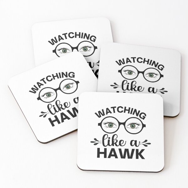 Item preview, WATCHING LIKE A HAWK designed and sold by wildwhimsical.