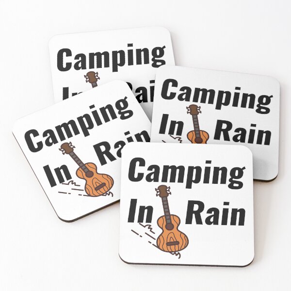 Item preview, Camping In Rain designed and sold by Chanchane Store.