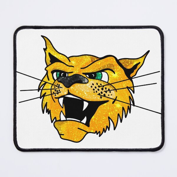 Item preview, Glitter Wiley D. Wildcat (Wilmington University) (1) designed and sold by ConceptualClub.