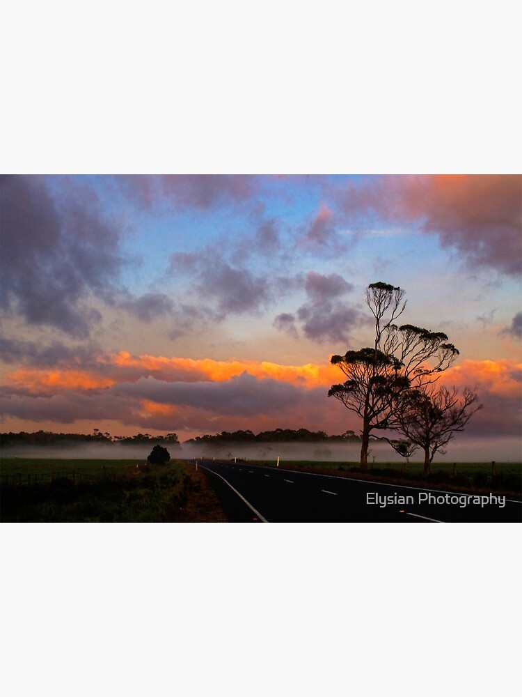 Thumbnail 3 of 3, Art Print, Highway Through the Fog designed and sold by KimOgdenPhotos.