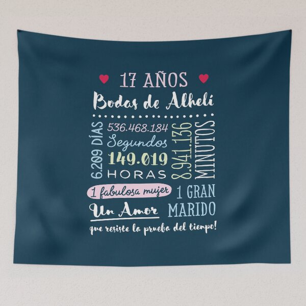 Item preview, Bodas de Alhelí 17 años Aniversario de Boda Regalo designed and sold by betternotes.