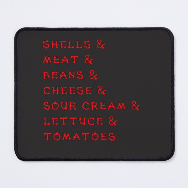 Item preview, Simple Taco Ingredient List designed and sold by Maxwell Nightser.