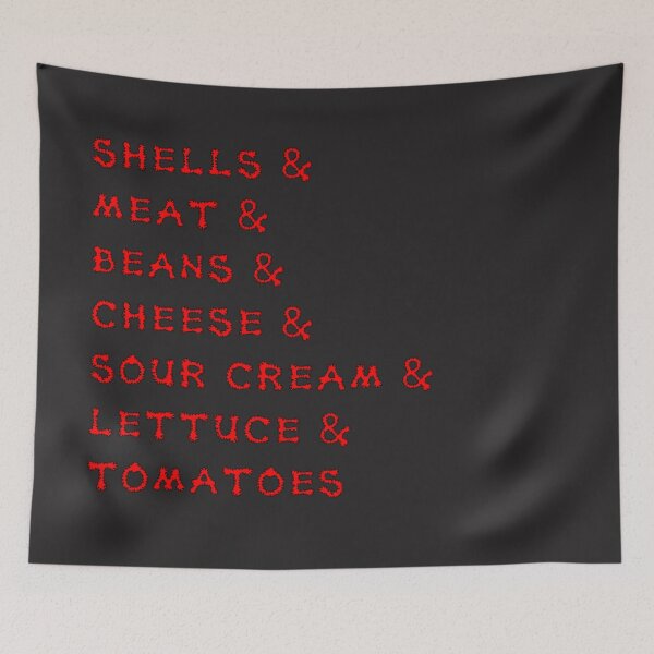 Item preview, Simple Taco Ingredient List designed and sold by Maxwell Nightser.