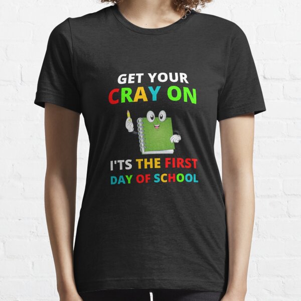 Let's Get Cray Cray Funny Grade School Crayon Box Quote Kids T-Shirt for  Sale by CRHPOD20