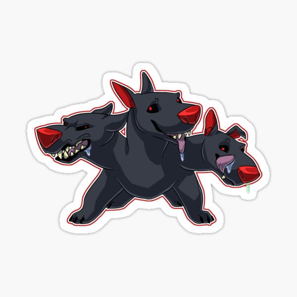 Demon Dog Sticker