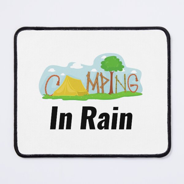 Item preview, Camping In Rain designed and sold by Chanchane Store.