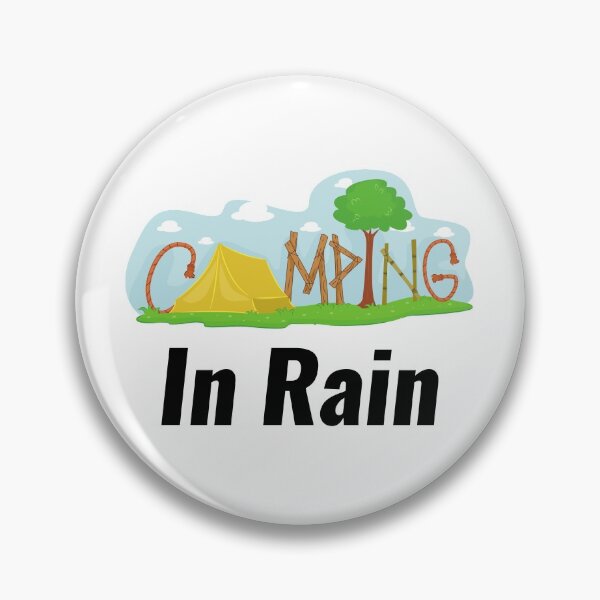 Item preview, Camping In Rain designed and sold by Chanchane Store.