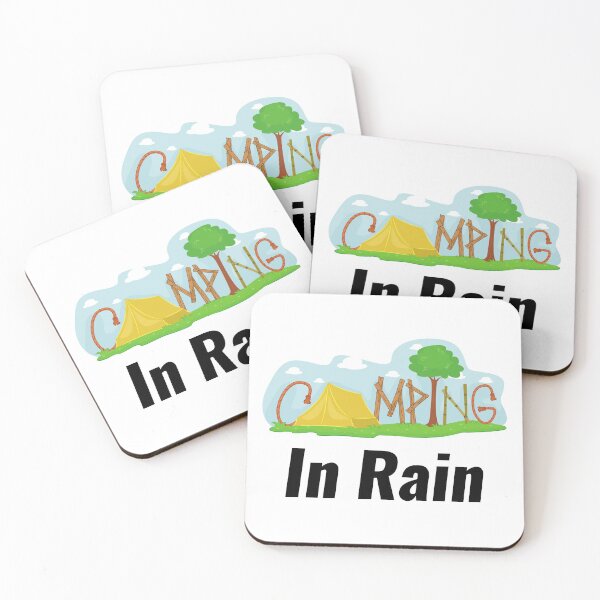 Item preview, Camping In Rain designed and sold by Chanchane Store.