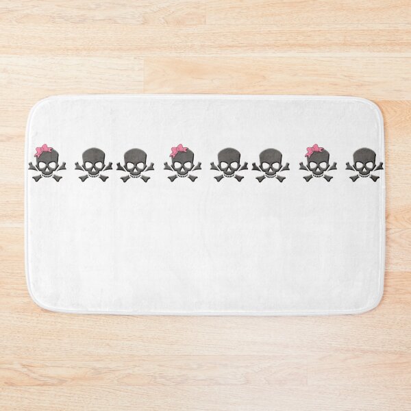 Item preview, Gray skulls with pink buckle designed and sold by Topmel.