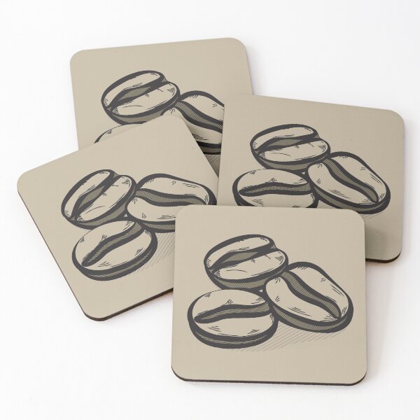 Item preview, Coffee Beans Illustration designed and sold by ChristoSnyman.