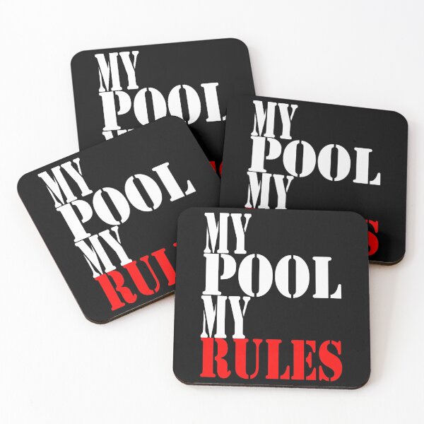 Item preview, My Pool My Rules designed and sold by AYOUCHKA.