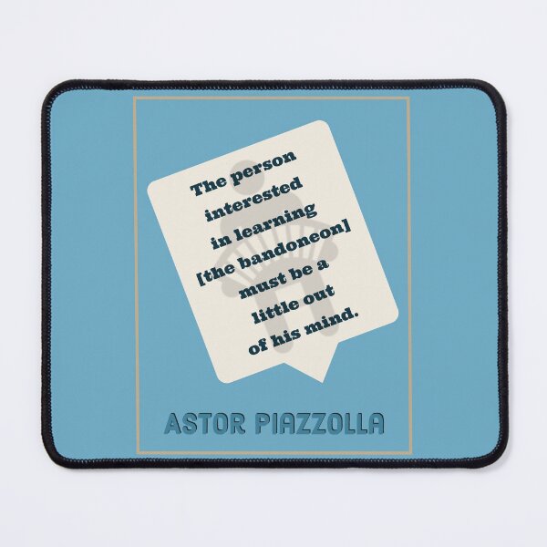 Item preview, Astor Piazzolla - Bandoneonista A Little out of his Mind designed and sold by infinitetango.