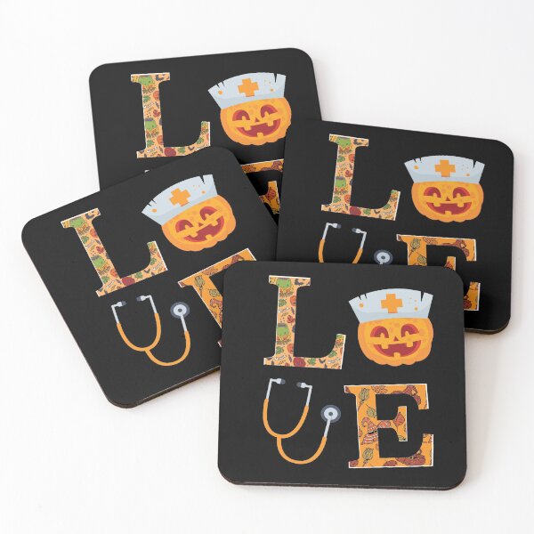 Item preview, Love Halloween Pumpkin Stethoscope Nurse Doctor,cute Nursing RN Halloween Costume designed and sold by Ilyas912.