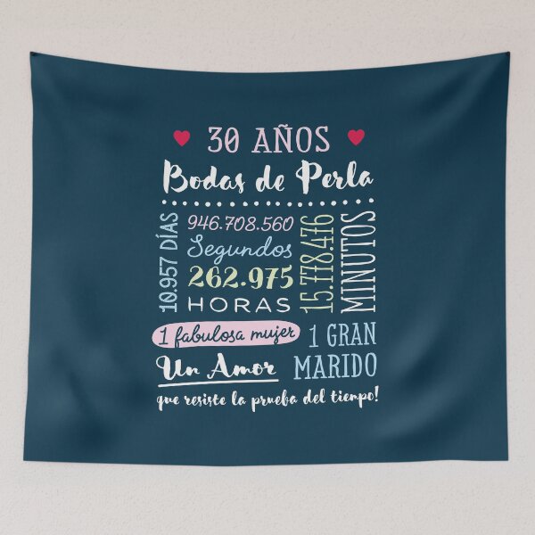 Item preview, Bodas de Perla 30 años Aniversario de Boda Regalo designed and sold by betternotes.